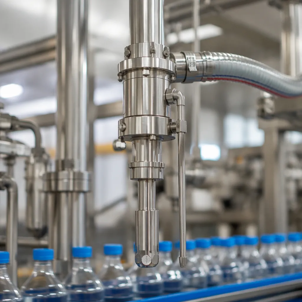 Custom 316L Filling Nozzles for Beverage Lines