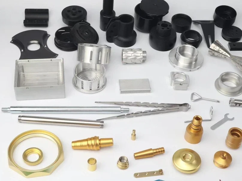 Assorted metal and polymer machined components