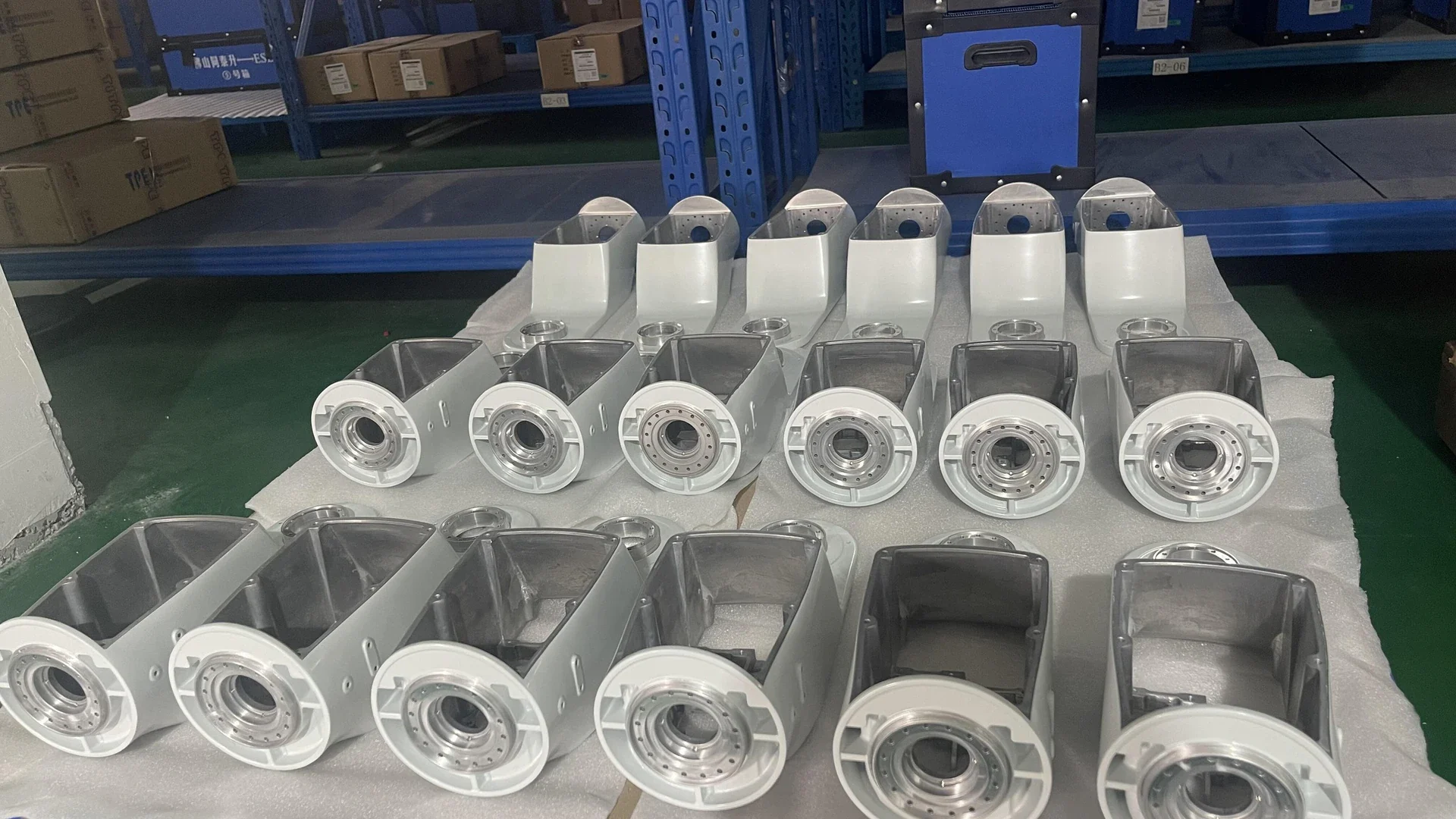 Custom anodized aluminum CNC parts for packaging machinery