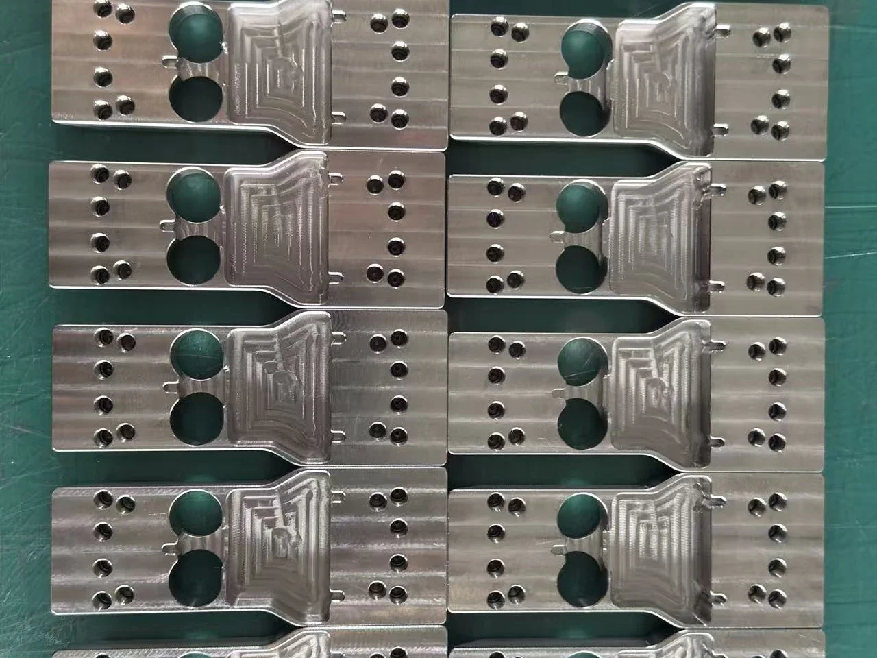 Custom mounting brackets for food-grade machinery assembly and structural support