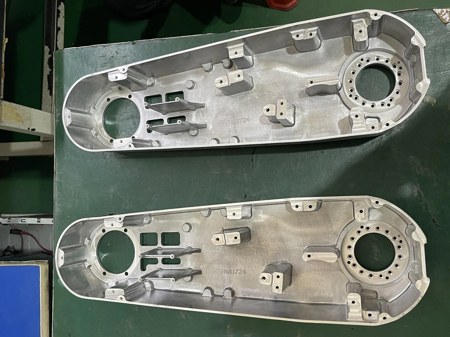 Custom fabricated 5052 aluminum machine covers and guards