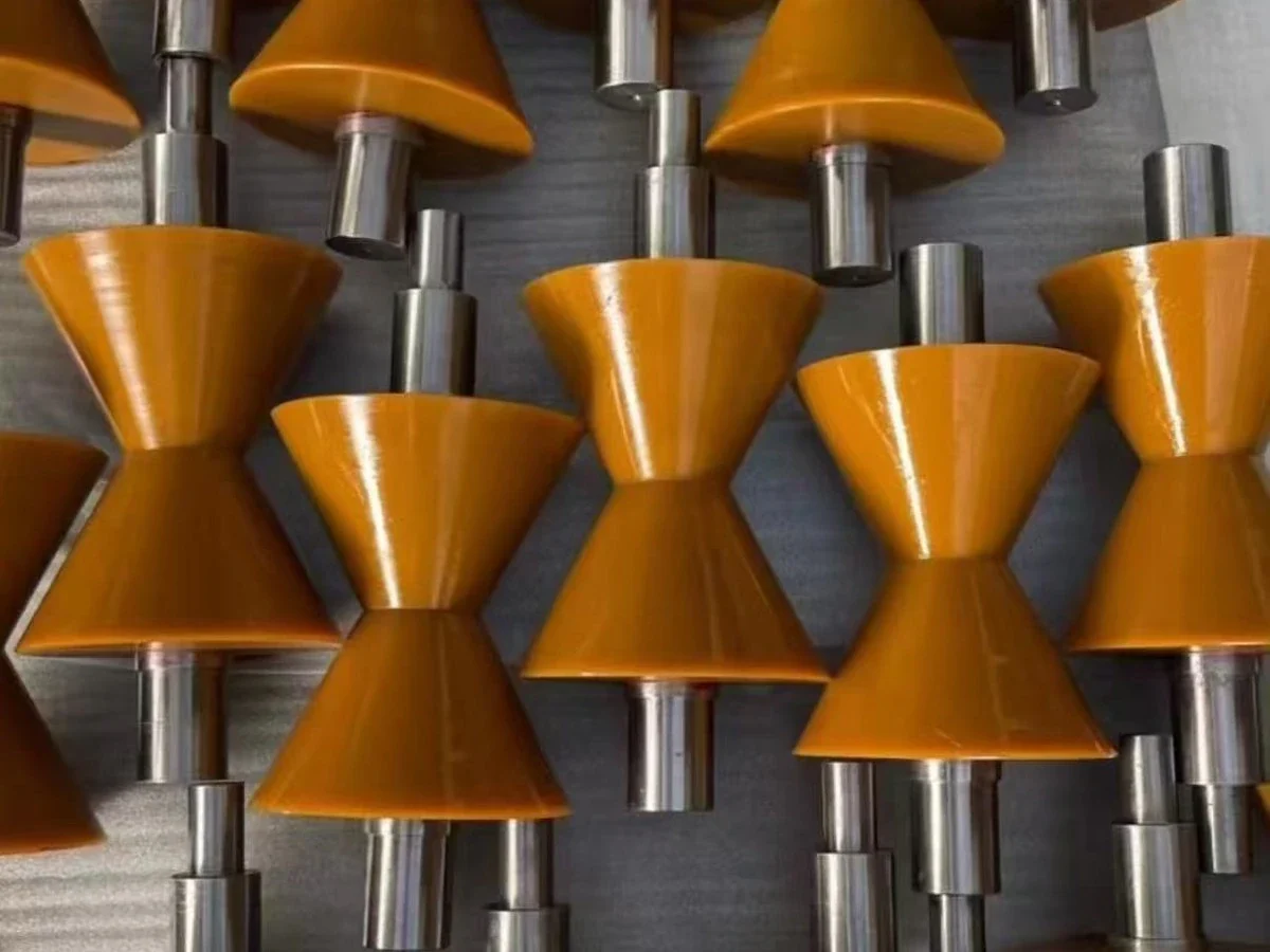 Custom machined PEEK components for food packaging and processing machinery