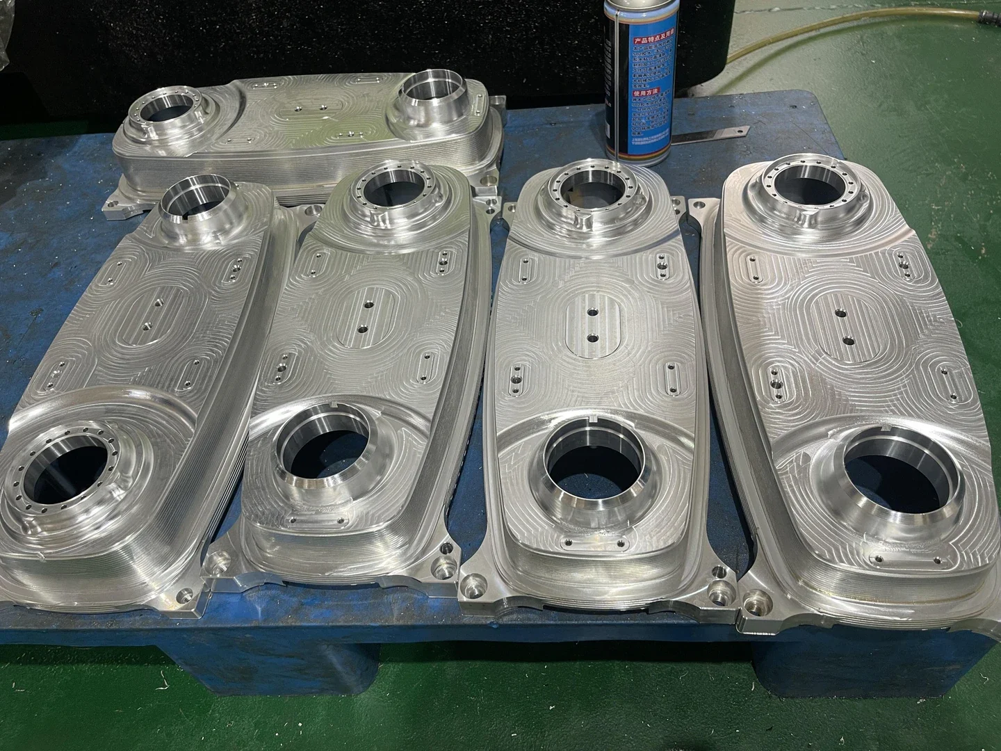 Precision machined 6061 aluminum structural components by ZSCNC
