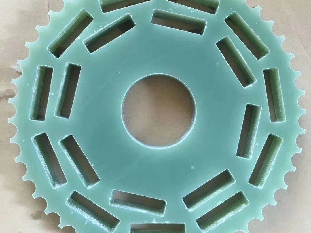 Precision machined POM custom parts for food packaging machinery applications