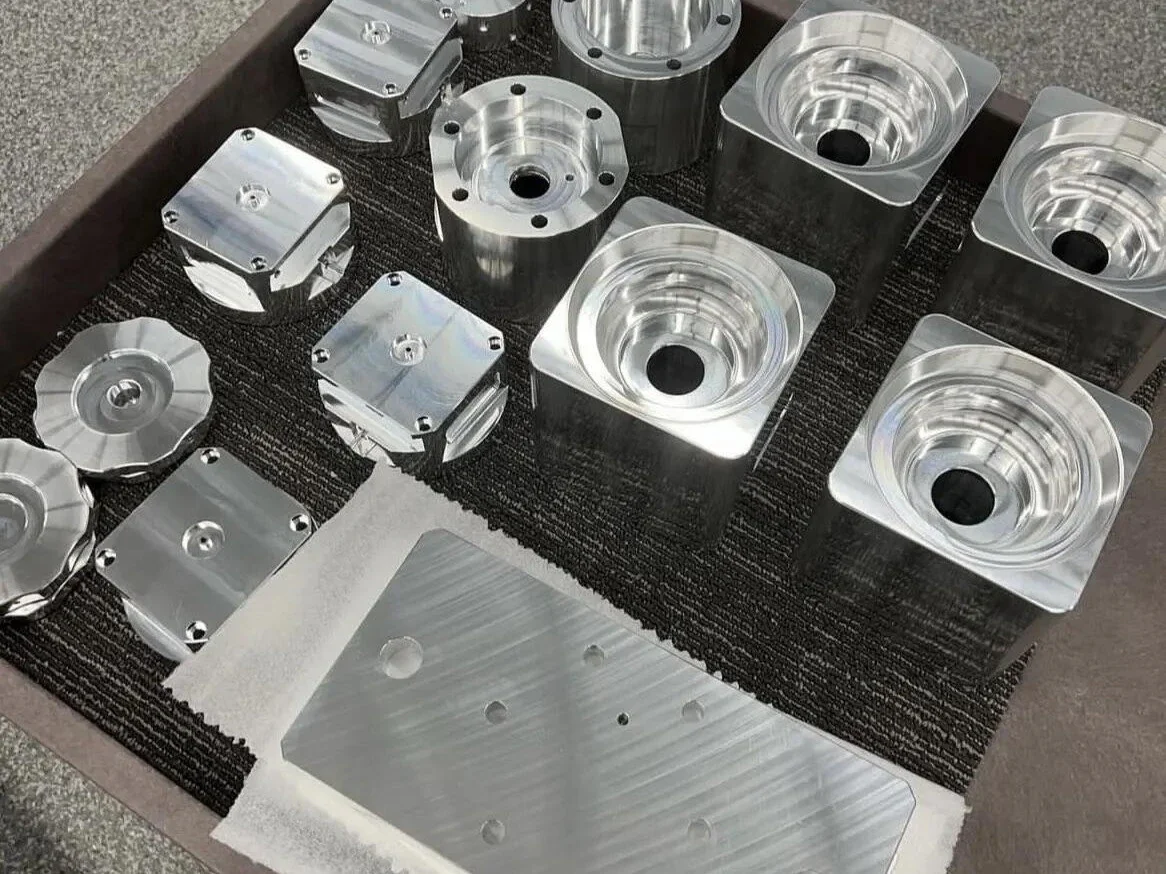 High-precision CNC machined food-grade component for automated filling machinery