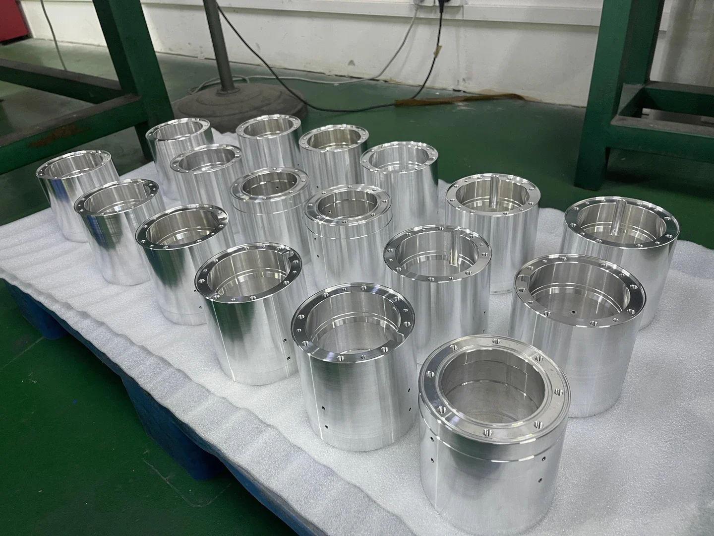 Hygienic custom components engineered for food processing machinery with corrosion-resistant finishes