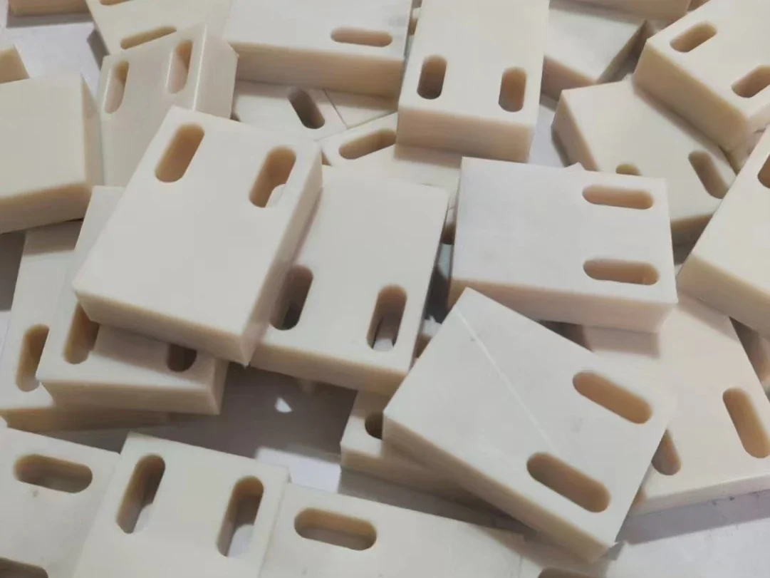 Precision machined food equipment component showcasing wear resistant properties