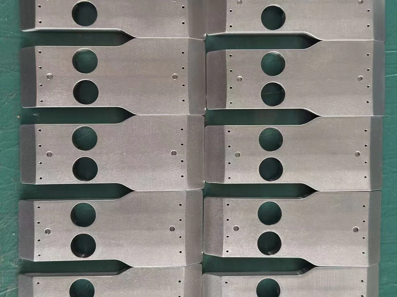 Precision CNC machined mounting bracket with sanitary finishing