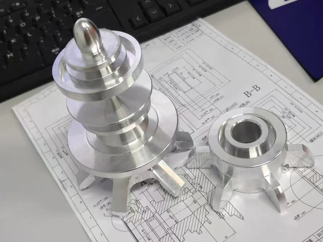 ZSCNC precision machine parts inspection and technical blueprint assessment